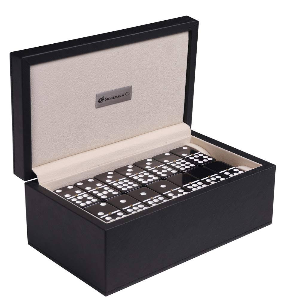 Black Domino Set with Case L896354