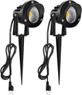 10W Warm White IP65 Waterproof LED Landscape Spotlight 2 Pack W16675