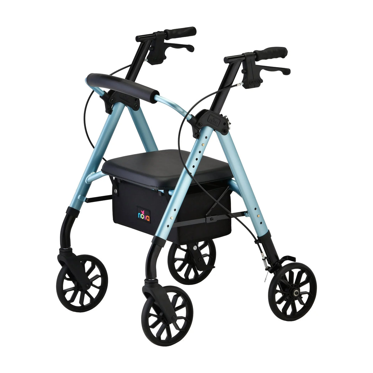 8 Inch Wheel Aluminum Rollator E63431