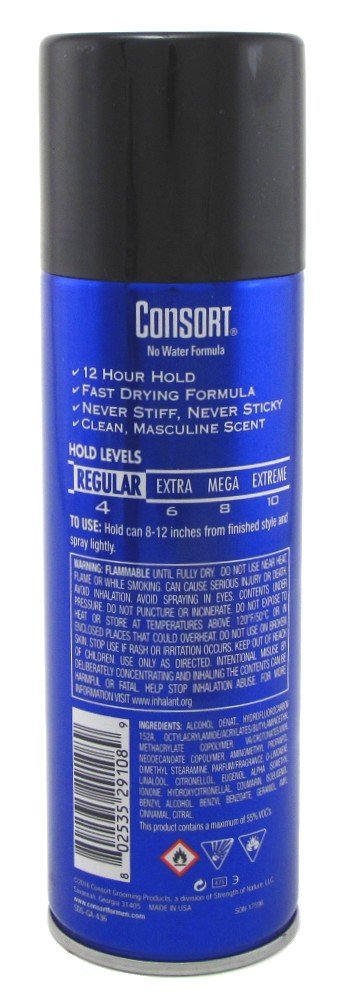 8.3 Ounce Regular Hold Aerosol Hair Spray (2 Pack) O296