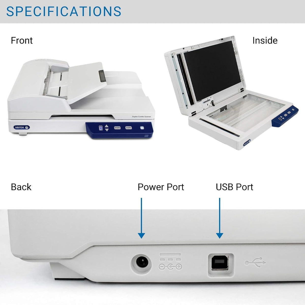 Flatbed Document Scanner with Automatic Document Feeder L244063