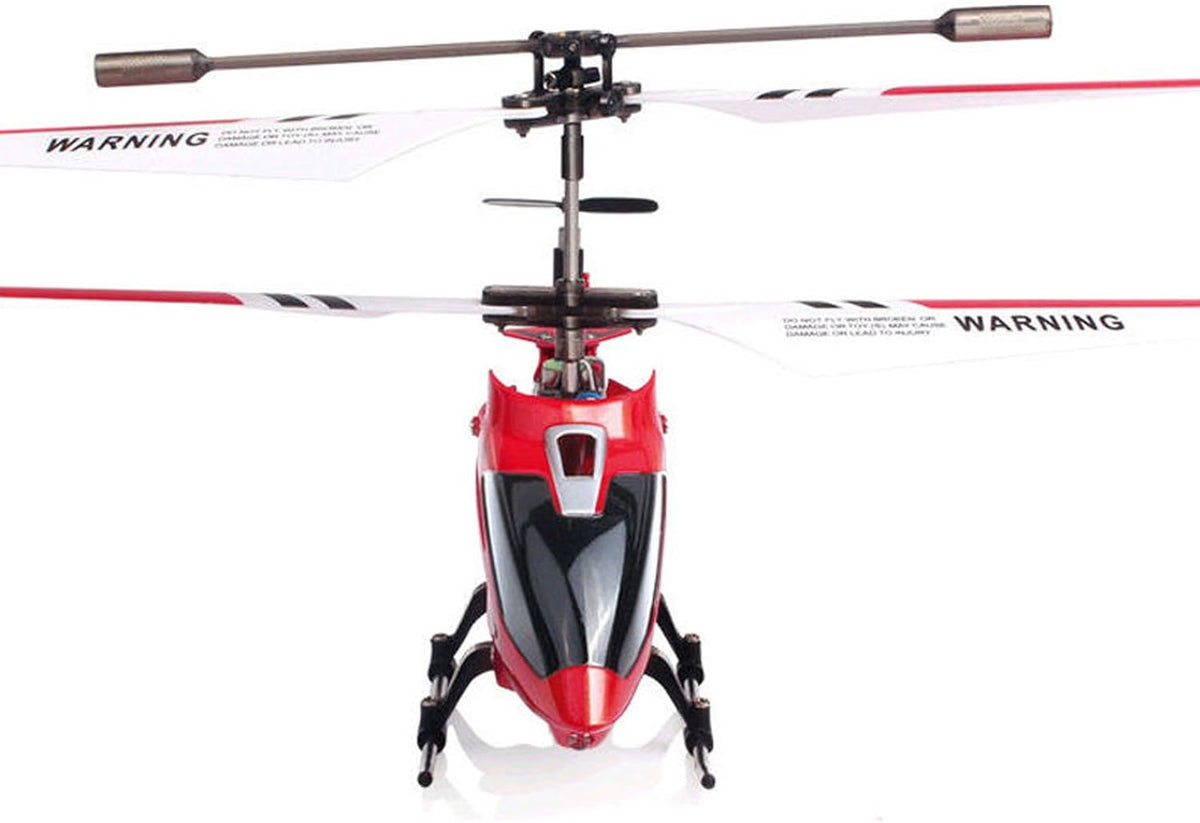 Red R/C Helicopter with Gyro Q4816