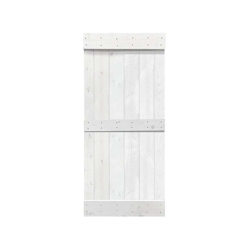 Charcoal Black Solid Wood Interior Sliding Barn Door C920