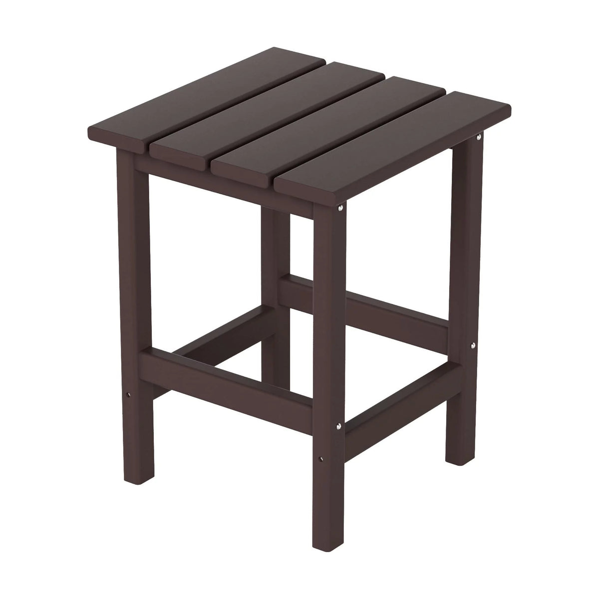 Dark Brown Plastic Outdoor Side Table Q1951