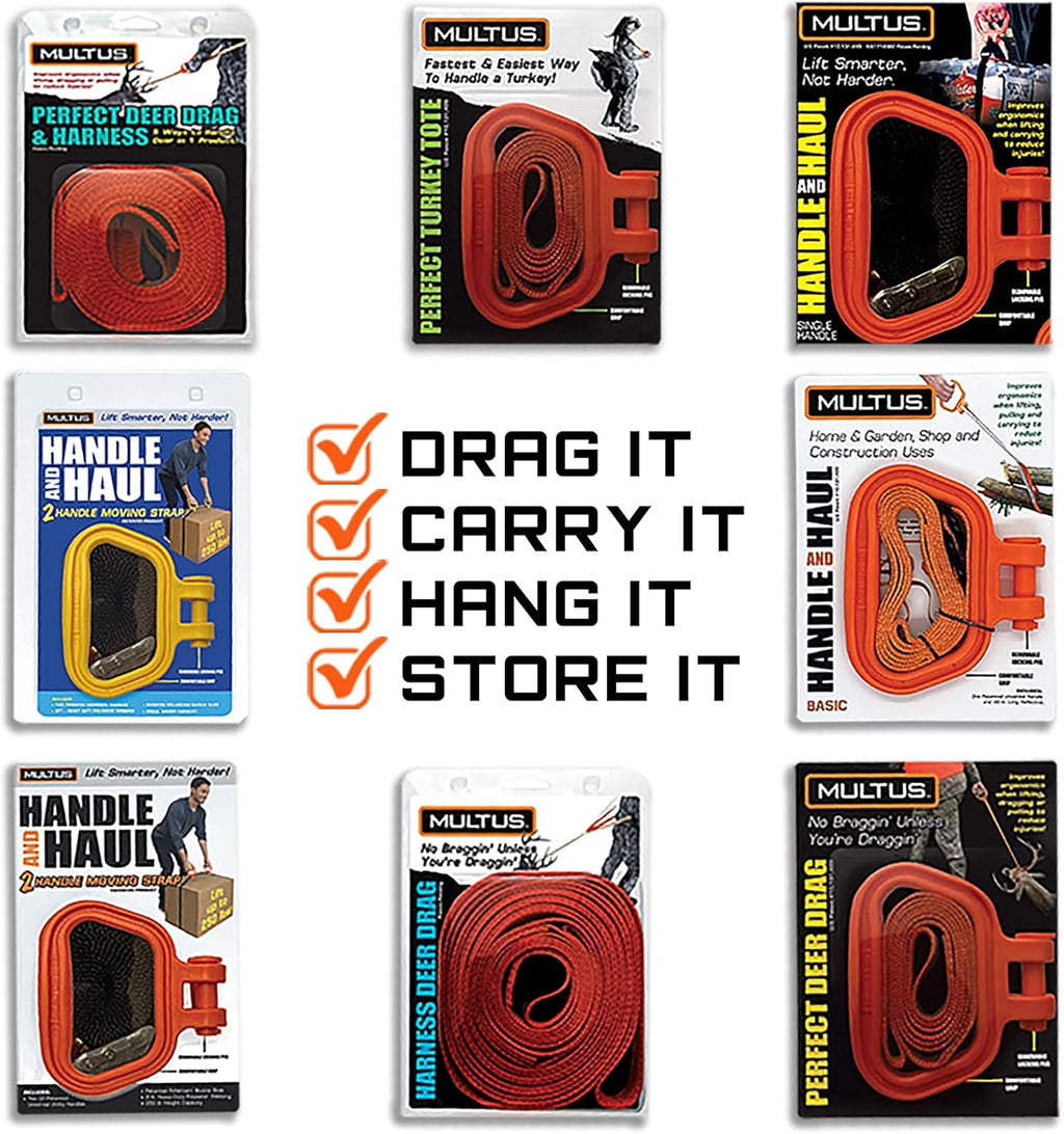4 Pack Lifting Strap System for Furniture, Appliances, Boxes and Construction Materials U90866