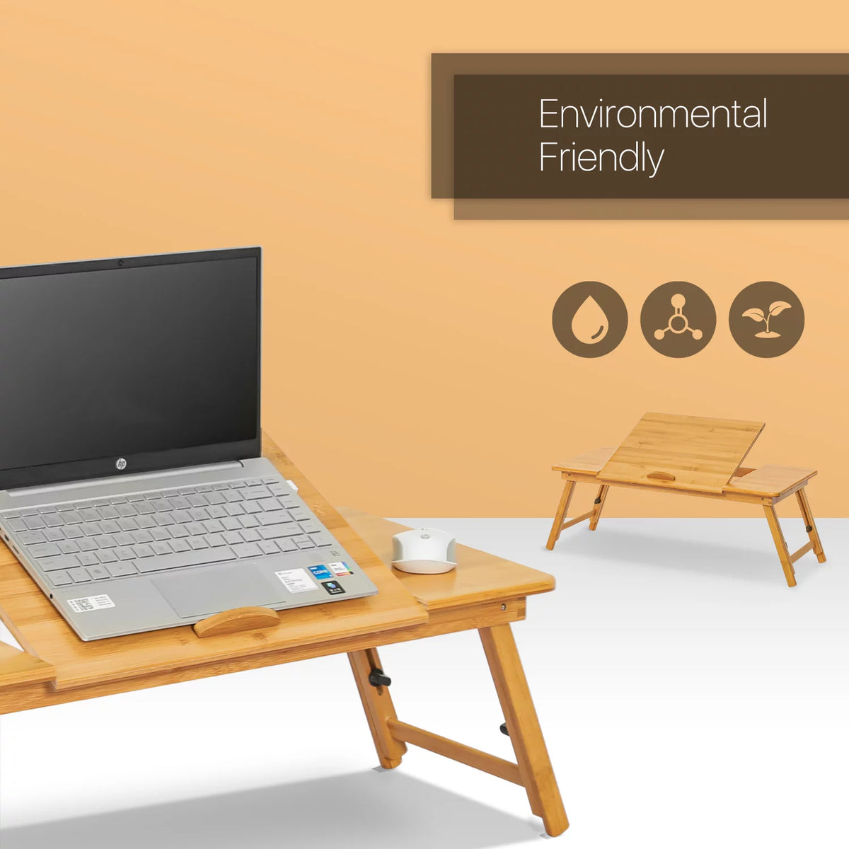 Bamboo Foldable Computer Desk L7525