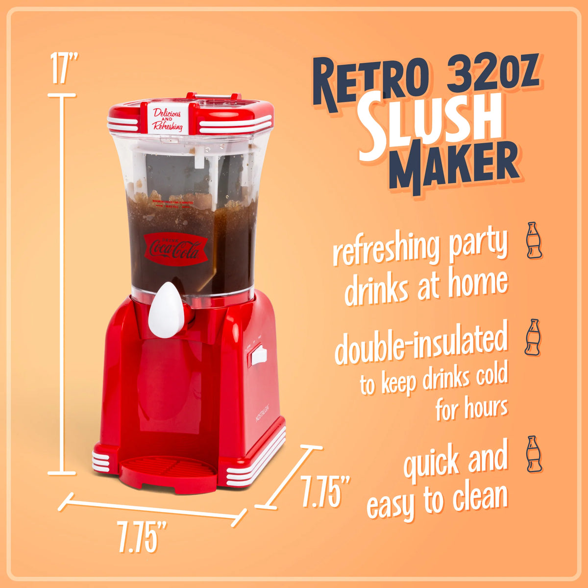 32-Ounce Retro Slush Drink Maker O8671
