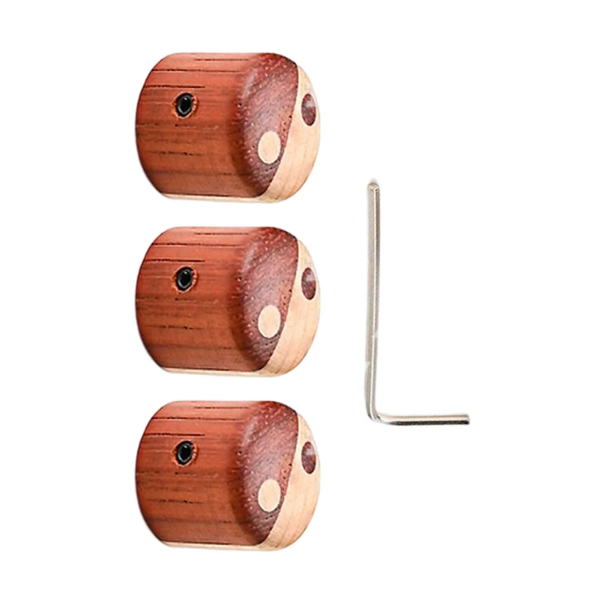 Wooden Electric Guitar Knobs with Screwdriver J6623