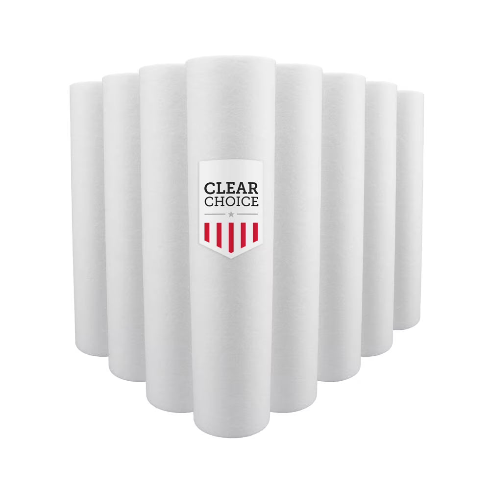 Sediment Filter Cartridge 20 Micron 20in X 4.50in 14k Gal. 8-Pk C248957