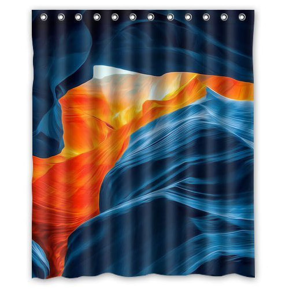 Waterproof Shower Curtain Set with Hooks 60x72 inches Z206