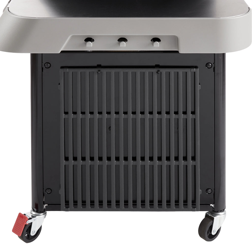 Black 3-Burner Natural Gas Grill with Side Burner P85344