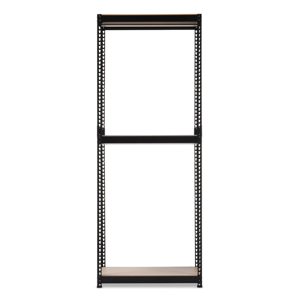 White Metal 3-Shelf Closet Storage Organizer R542