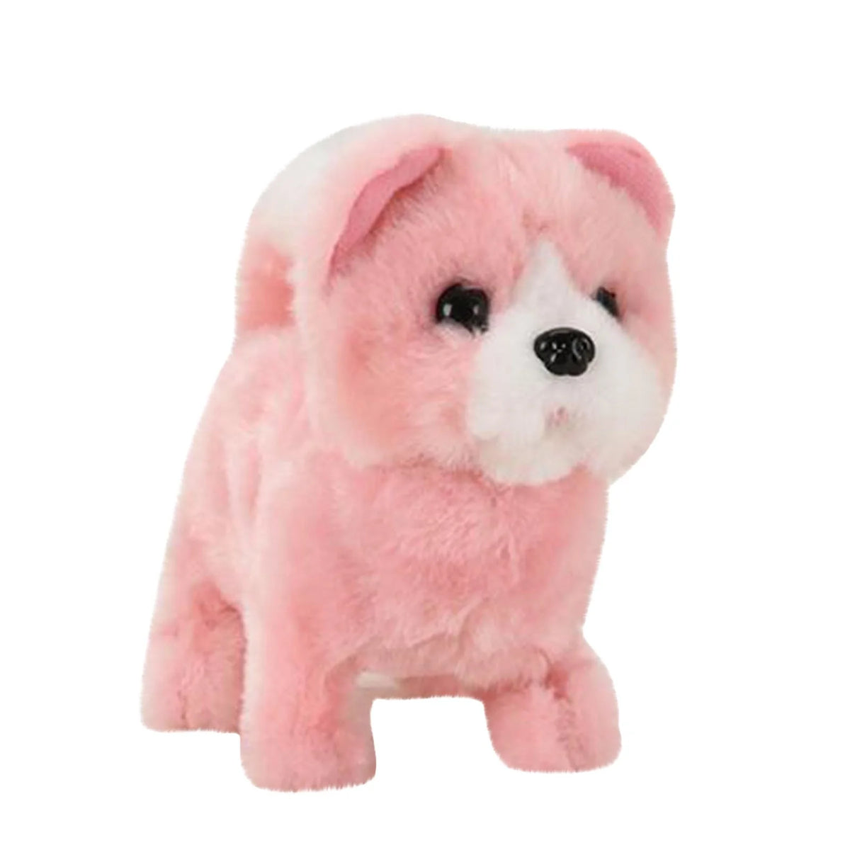 Pink Simulation Plush Dog Toy P661113