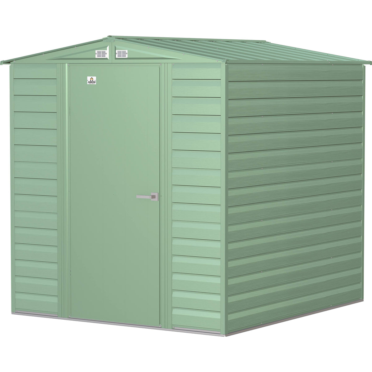 Steel Storage Shed 6x7 Sage Green A210