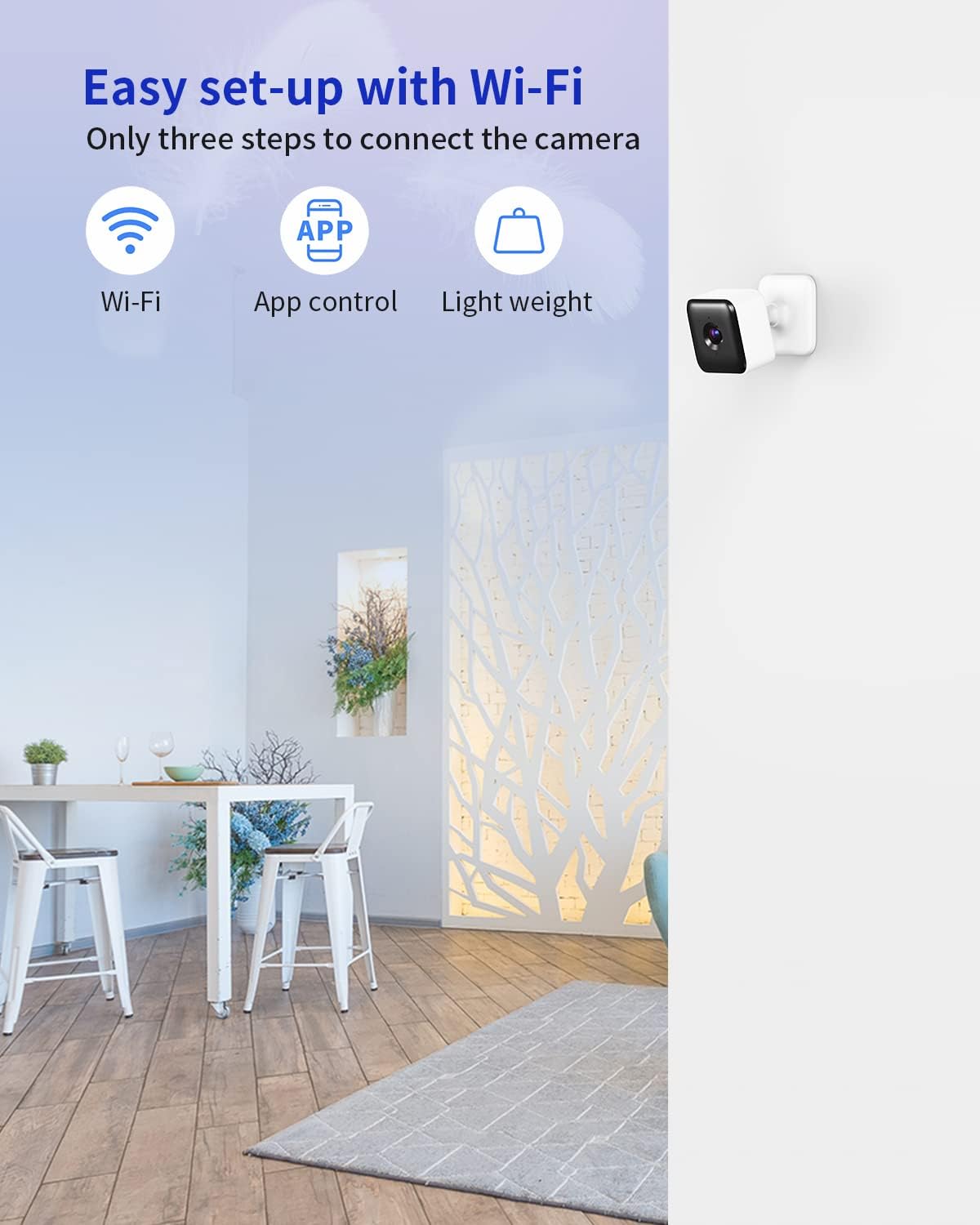 2 Pack Indoor Security Camera with Night Vision and 2-Way Audio H41759