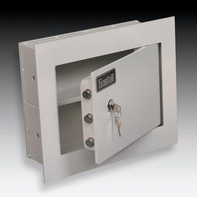 Concealed Commercial Wall Safe, Key Only Lock, 5.5" Deep N263