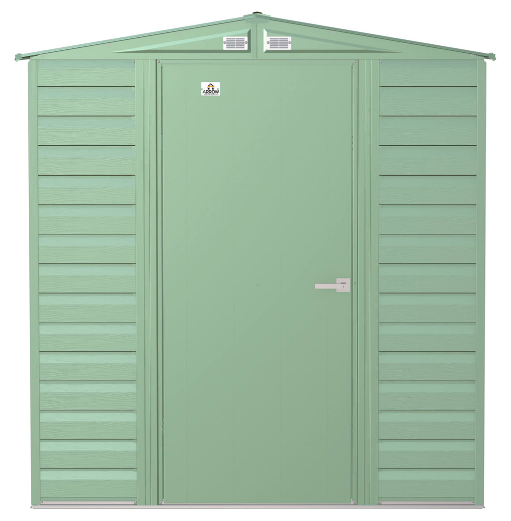 Steel Storage Shed 6x7 Sage Green A210