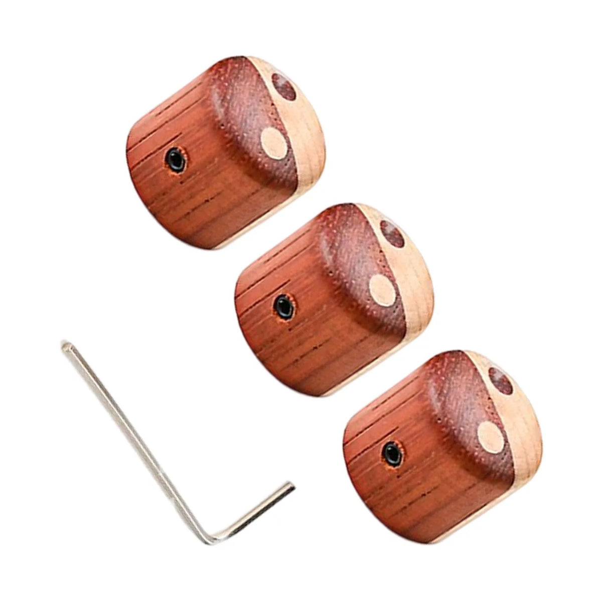 Wooden Electric Guitar Knobs with Screwdriver J6623