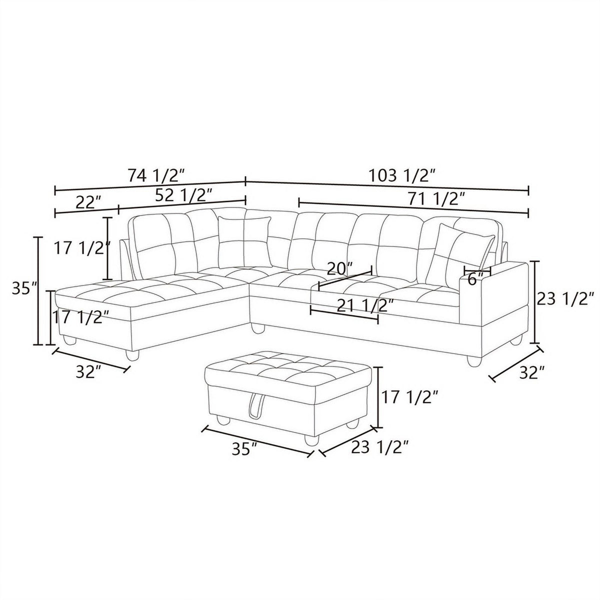 Red Raspberry Microfiber Faux Leather Sofa Set I942