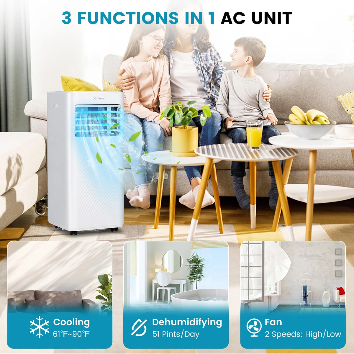 10000 BTU Portable Air Conditioner Q1163
