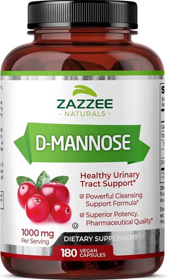 1000 mg 180 Vegan Capsules D-Mannose V258555
