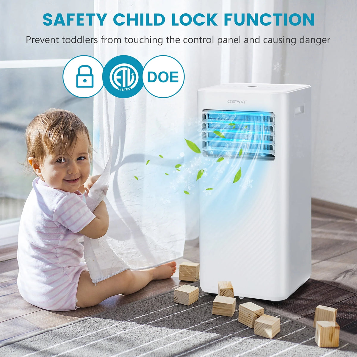 10000 BTU Portable Air Conditioner Q1163