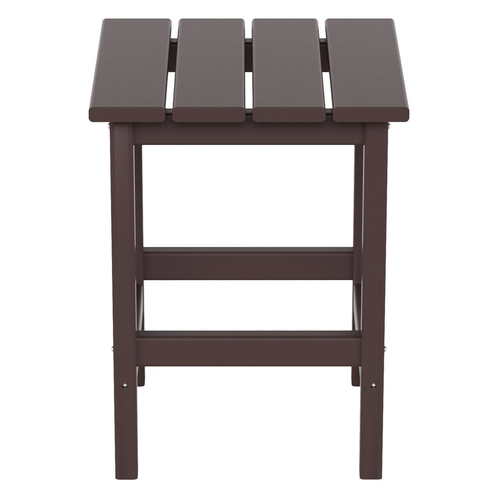 Dark Brown Plastic Outdoor Side Table Q1951