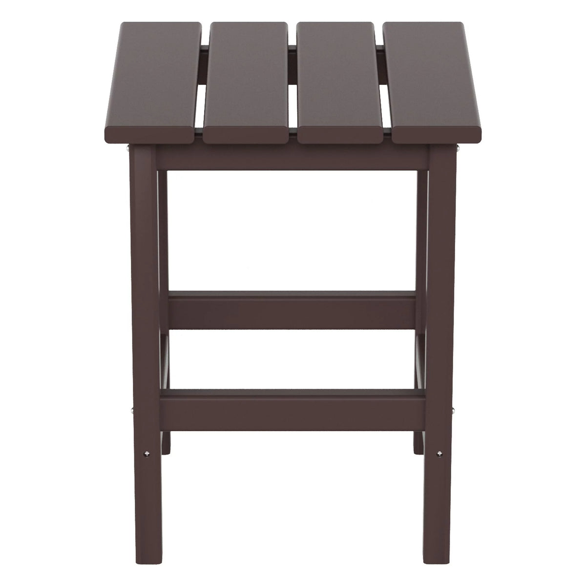 Dark Brown Plastic Outdoor Side Table Q1951